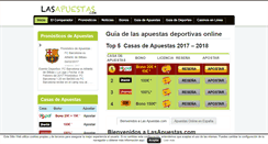 Desktop Screenshot of lasapuestas.com